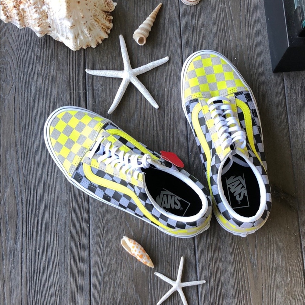 🌴🌼VANS- SUEDE CHECKERED OLD SCHOOL🌼🌴 - Picture 10 of 11